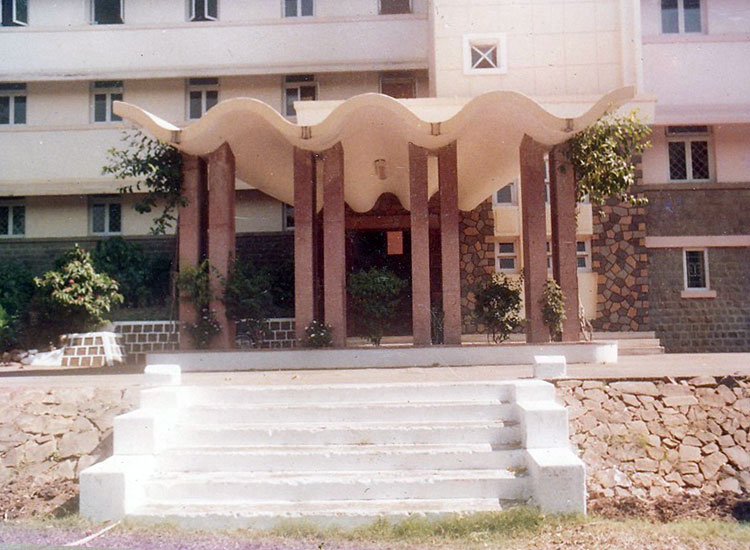 Entrance to New Zealand Hostel